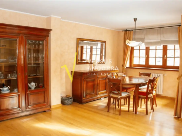 Piso luminoso con vistas al valle y box doble en venta en L’Aldosa de La Massana