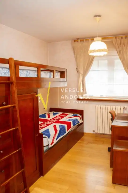 Piso luminoso con vistas al valle y box doble en venta en L’Aldosa de La Massana