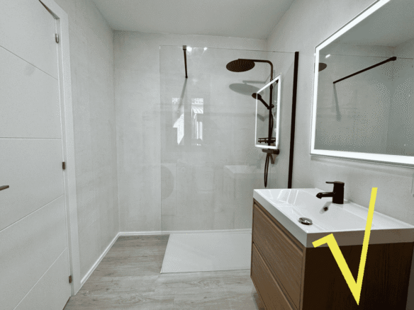 Planta baja de diseño con jardín privado, piscina y vistas al Cadí