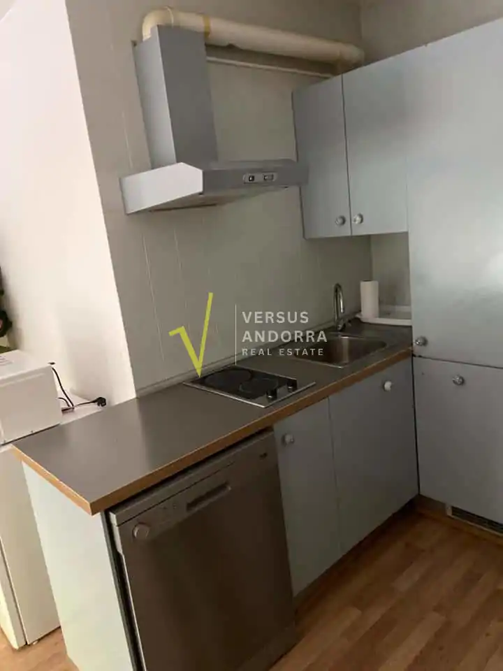 Apartament moblat de lloguer al centre d'Andorra la Vella amb garatge inclòs.