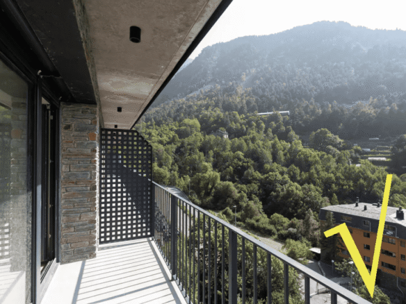 Piso en venta de 3 habitaciones con terraza y vistas despejadas en zona tranquila