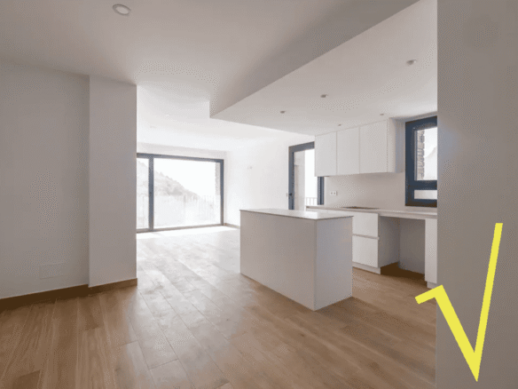 Piso en venta de 3 habitaciones con terraza y vistas despejadas en zona tranquila